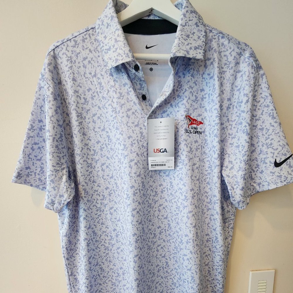 2023 US Open Nike Camo Golf Polo Shirt